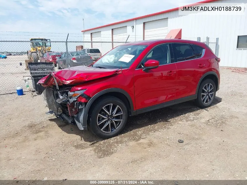 2017 Mazda Cx-5 Grand Select VIN: JM3KFADLXH0188739 Lot: 39999325