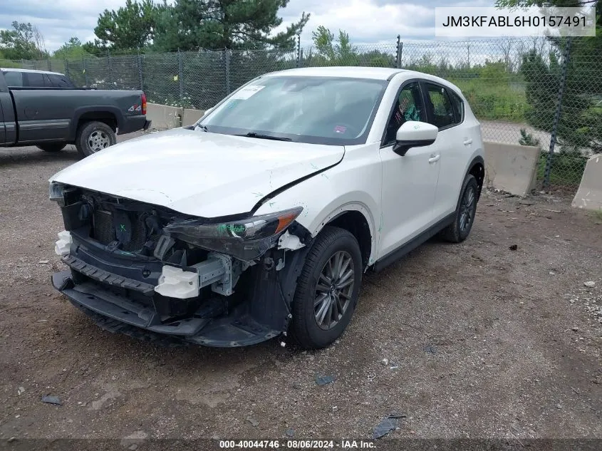 2017 Mazda Cx-5 Sport VIN: JM3KFABL6H0157491 Lot: 40044746