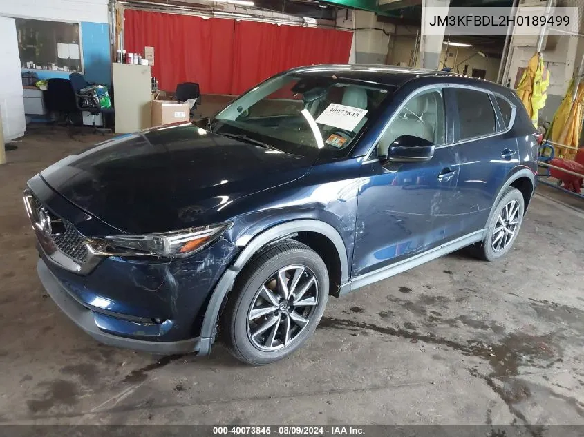 JM3KFBDL2H0189499 2017 Mazda Cx-5 Grand Select