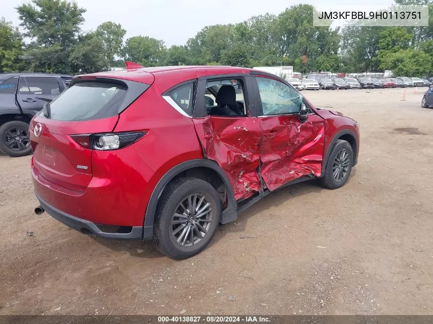 JM3KFBBL9H0113751 2017 Mazda Cx-5 Sport