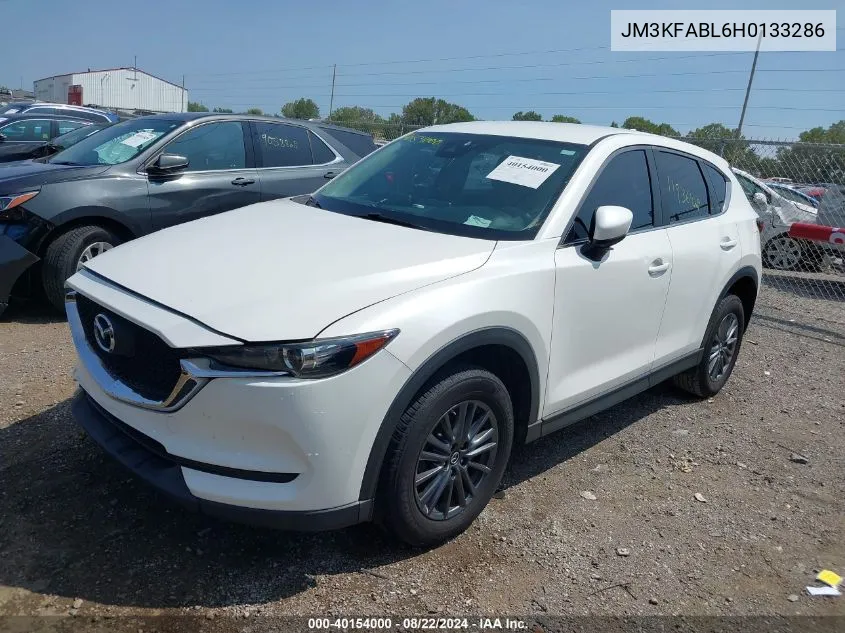 2017 Mazda Cx-5 Sport VIN: JM3KFABL6H0133286 Lot: 40154000