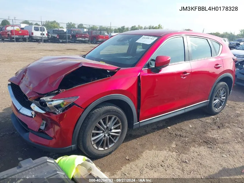 2017 Mazda Cx-5 Sport VIN: JM3KFBBL4H0178328 Lot: 40204753