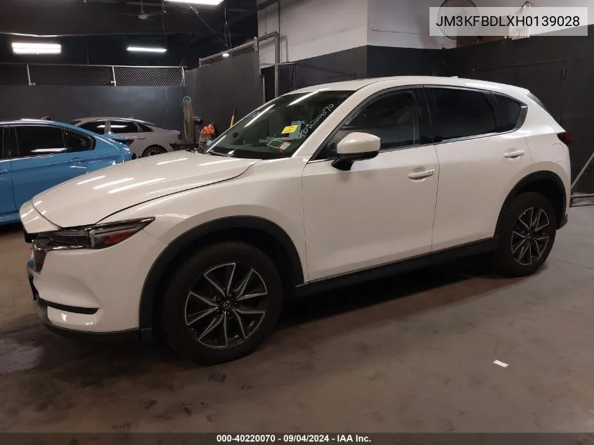 2017 Mazda Cx-5 Grand Touring VIN: JM3KFBDLXH0139028 Lot: 40220070