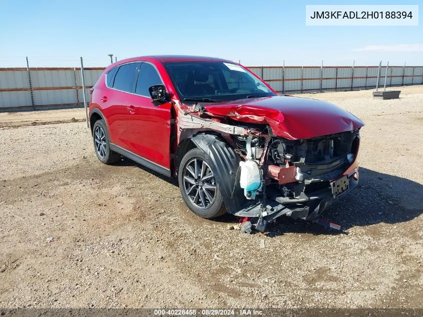 2017 Mazda Cx-5 Grand Touring VIN: JM3KFADL2H0188394 Lot: 40228458