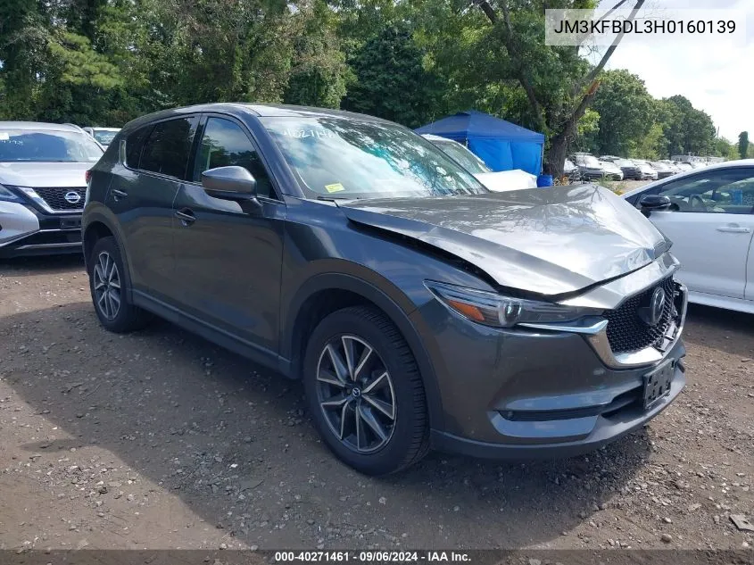 2017 Mazda Cx-5 Grand Touring VIN: JM3KFBDL3H0160139 Lot: 40271461