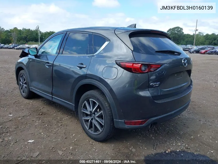 2017 Mazda Cx-5 Grand Touring VIN: JM3KFBDL3H0160139 Lot: 40271461