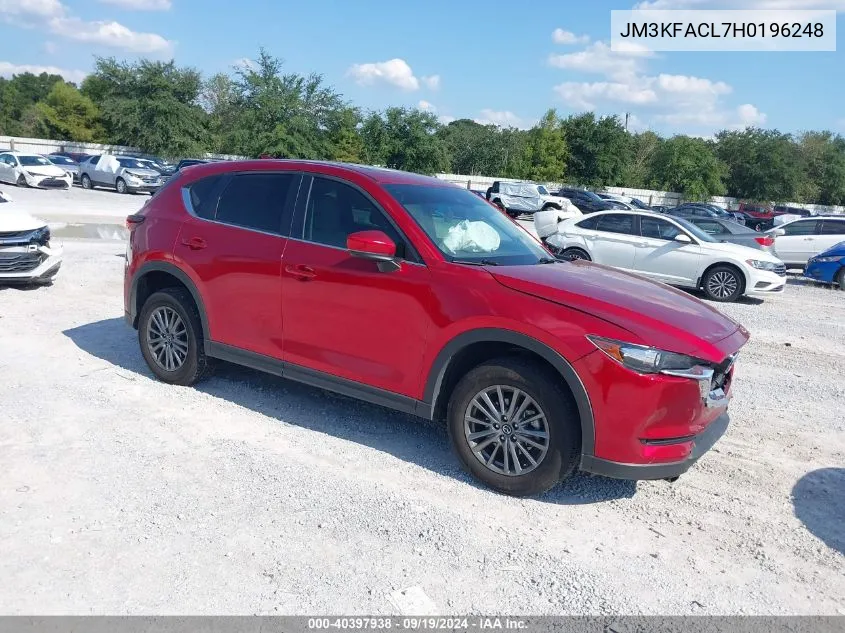 2017 Mazda Cx-5 Touring VIN: JM3KFACL7H0196248 Lot: 40397938