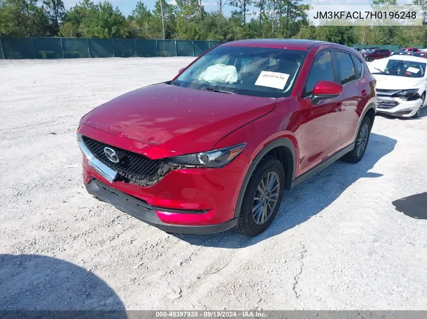 2017 Mazda Cx-5 Touring VIN: JM3KFACL7H0196248 Lot: 40397938