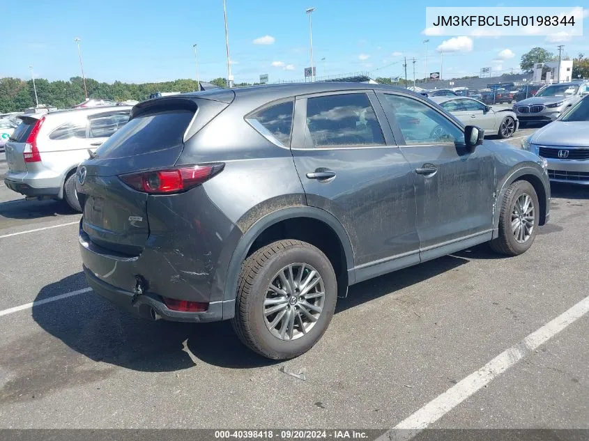 2017 Mazda Cx-5 Touring VIN: JM3KFBCL5H0198344 Lot: 40398418