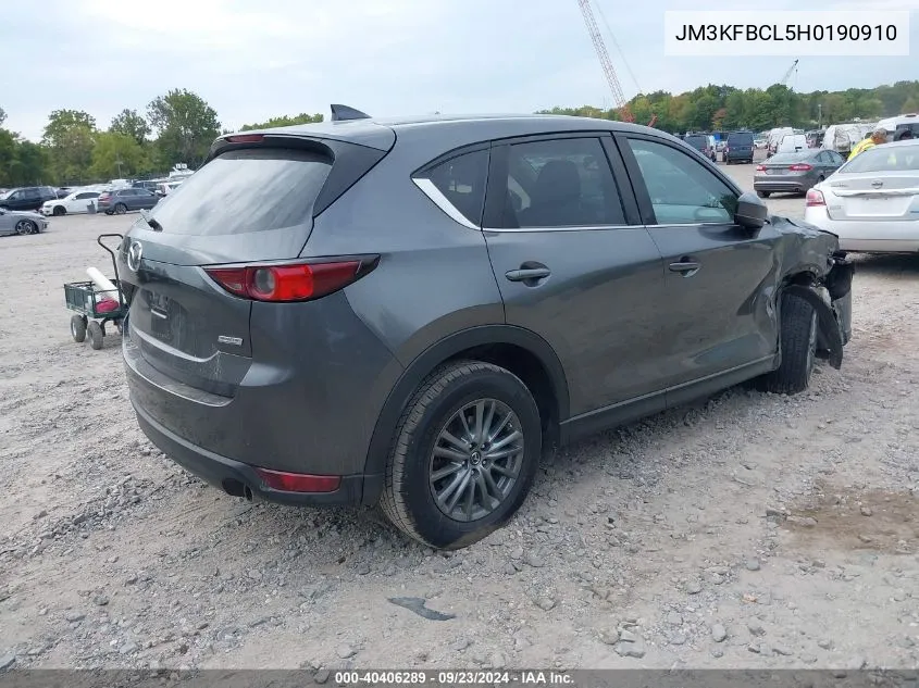 JM3KFBCL5H0190910 2017 Mazda Cx-5 Touring