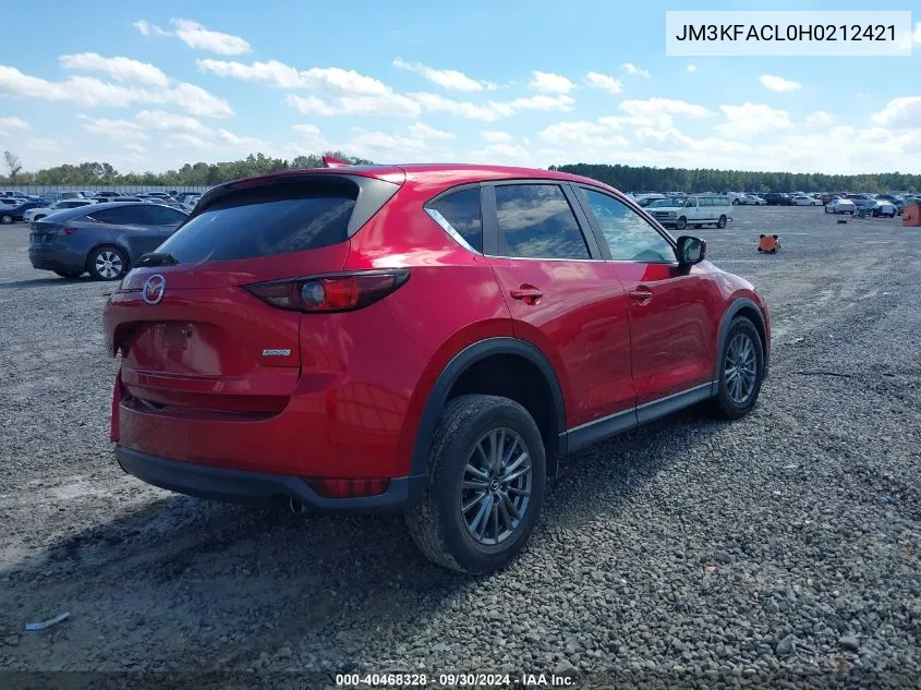 2017 Mazda Cx-5 Touring VIN: JM3KFACL0H0212421 Lot: 40468328