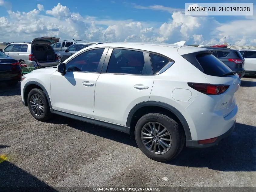 2017 Mazda Cx-5 Sport VIN: JM3KFABL2H0198328 Lot: 40478561