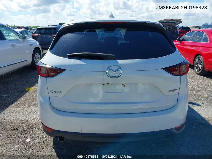 2017 Mazda Cx-5 Sport VIN: JM3KFABL2H0198328 Lot: 40478561