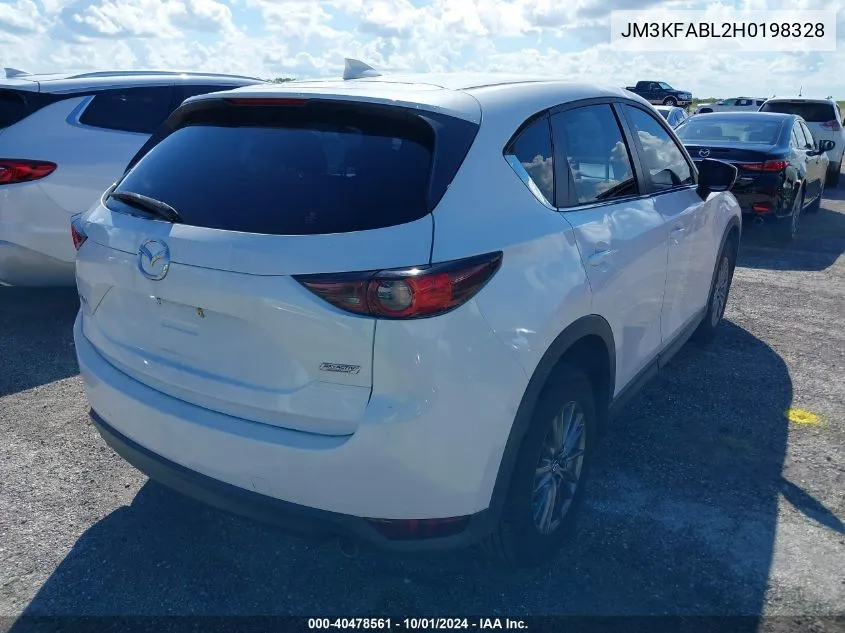 2017 Mazda Cx-5 Sport VIN: JM3KFABL2H0198328 Lot: 40478561