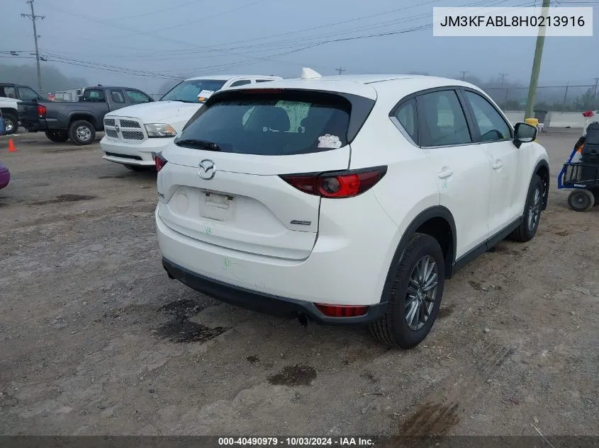 2017 Mazda Cx-5 Sport VIN: JM3KFABL8H0213916 Lot: 40490979