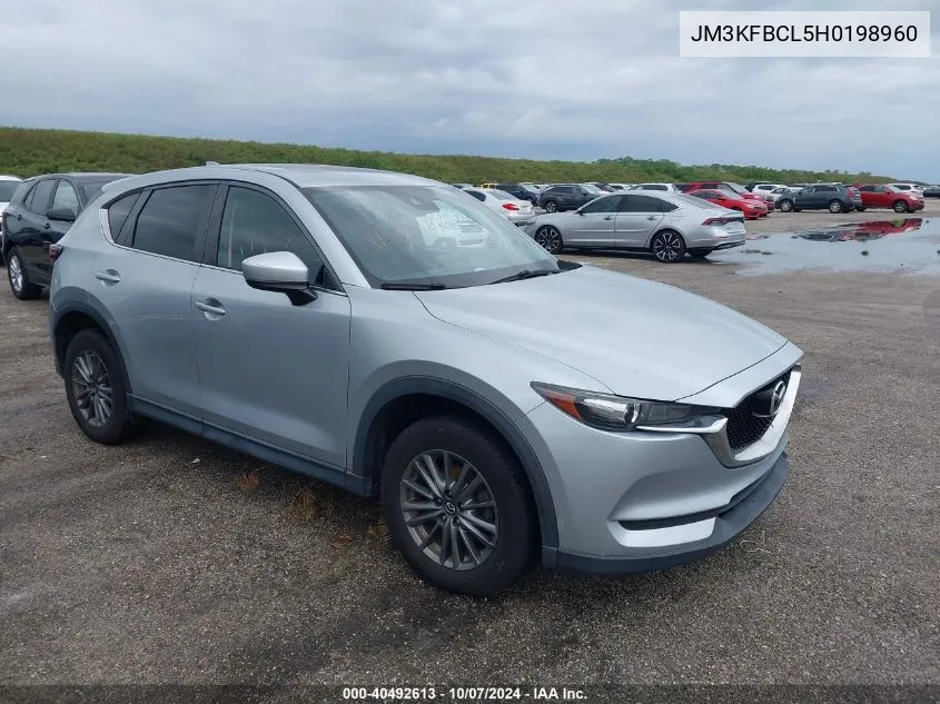 2017 Mazda Cx-5 Touring VIN: JM3KFBCL5H0198960 Lot: 40492613