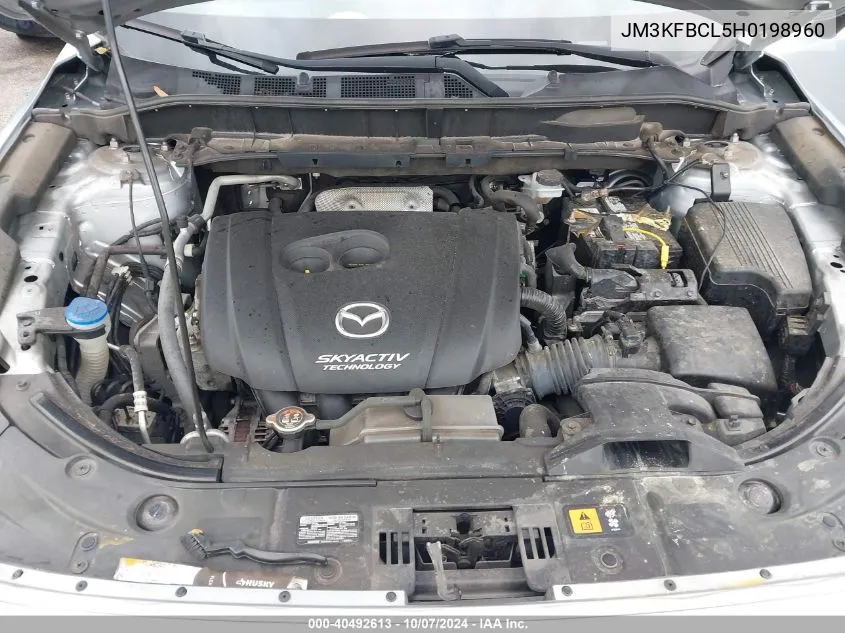 JM3KFBCL5H0198960 2017 Mazda Cx-5 Touring