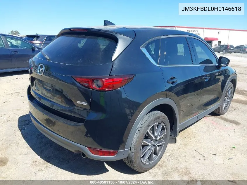 2017 Mazda Cx-5 Grand Touring VIN: JM3KFBDL0H0146618 Lot: 40501156