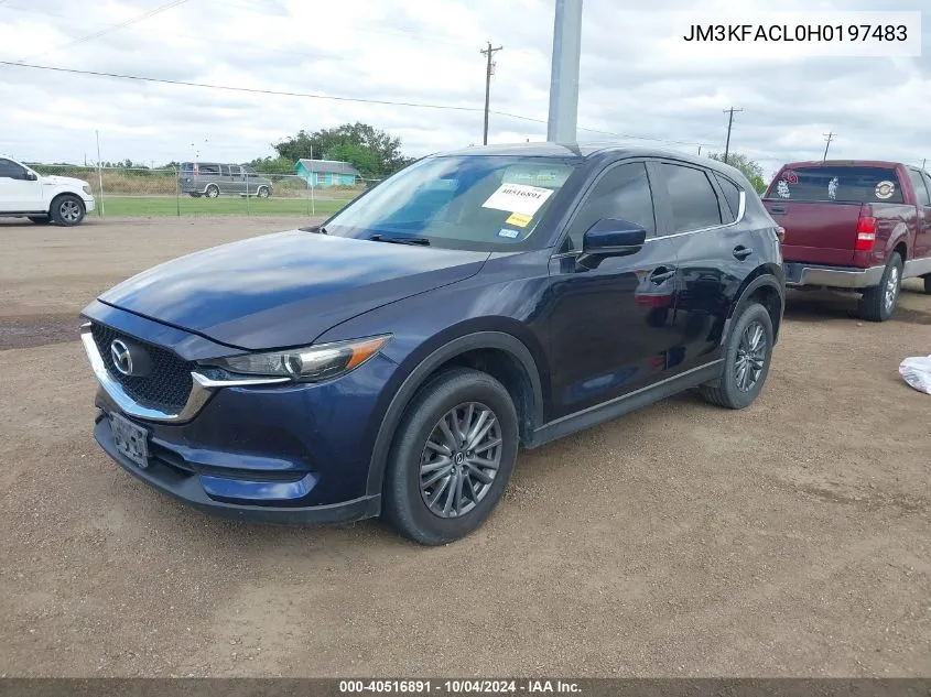 2017 Mazda Cx-5 Touring VIN: JM3KFACL0H0197483 Lot: 40516891