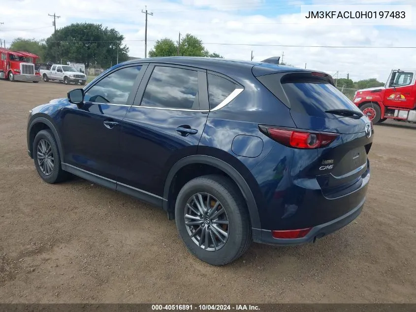 2017 Mazda Cx-5 Touring VIN: JM3KFACL0H0197483 Lot: 40516891