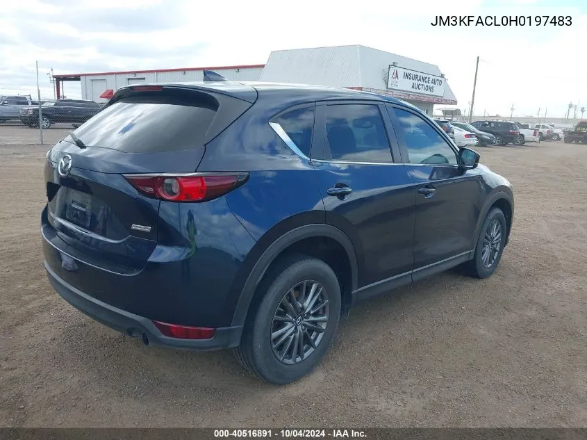 2017 Mazda Cx-5 Touring VIN: JM3KFACL0H0197483 Lot: 40516891