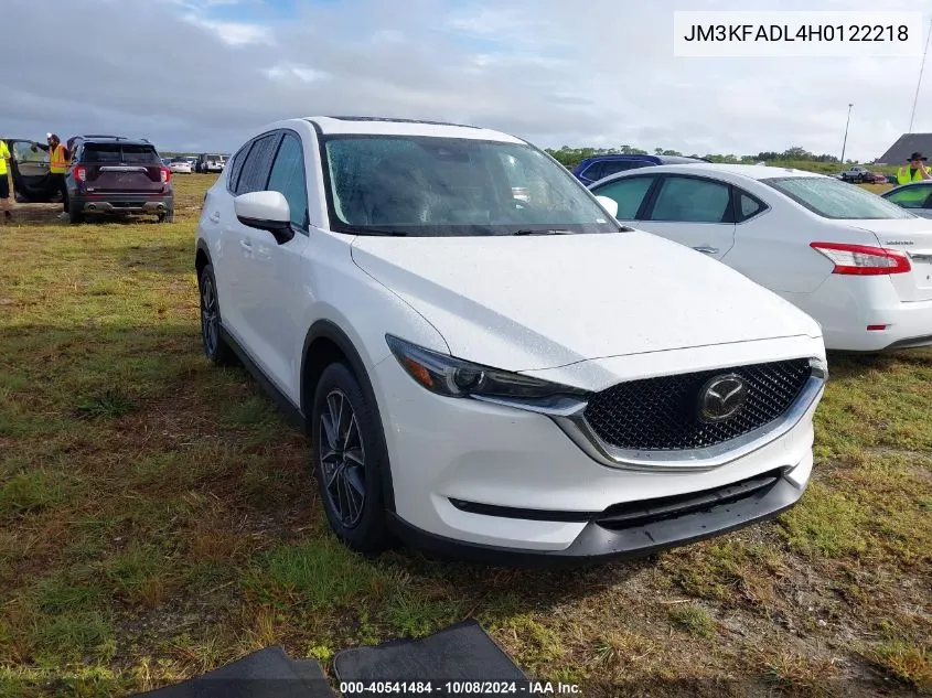 2017 Mazda Cx-5 Grand Touring VIN: JM3KFADL4H0122218 Lot: 40541484