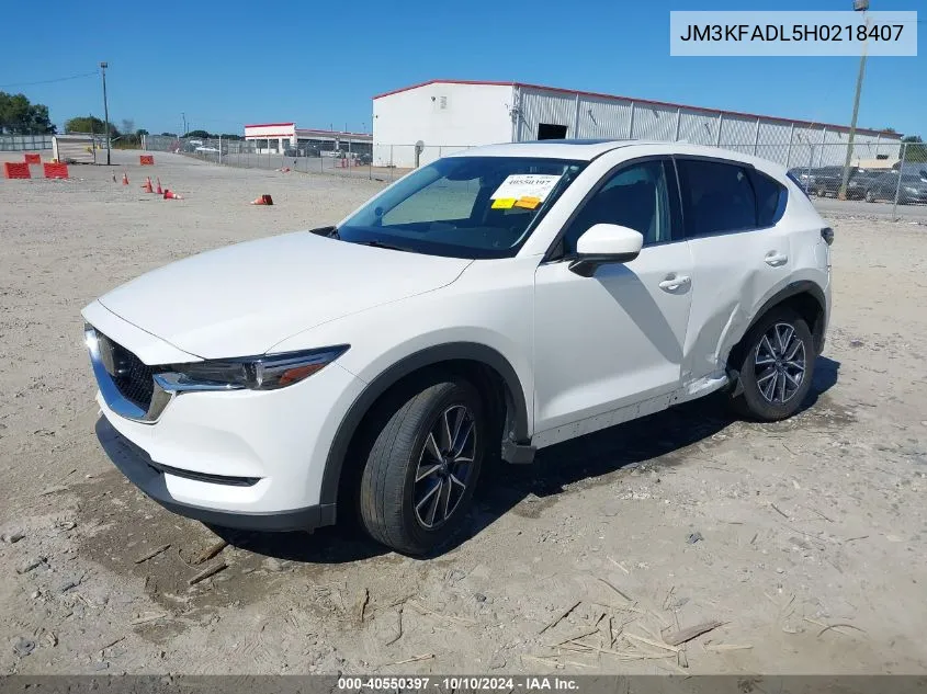 JM3KFADL5H0218407 2017 Mazda Cx-5 Grand Touring