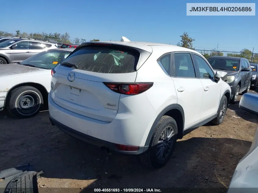 2017 Mazda Cx-5 Sport VIN: JM3KFBBL4H0206886 Lot: 40551693