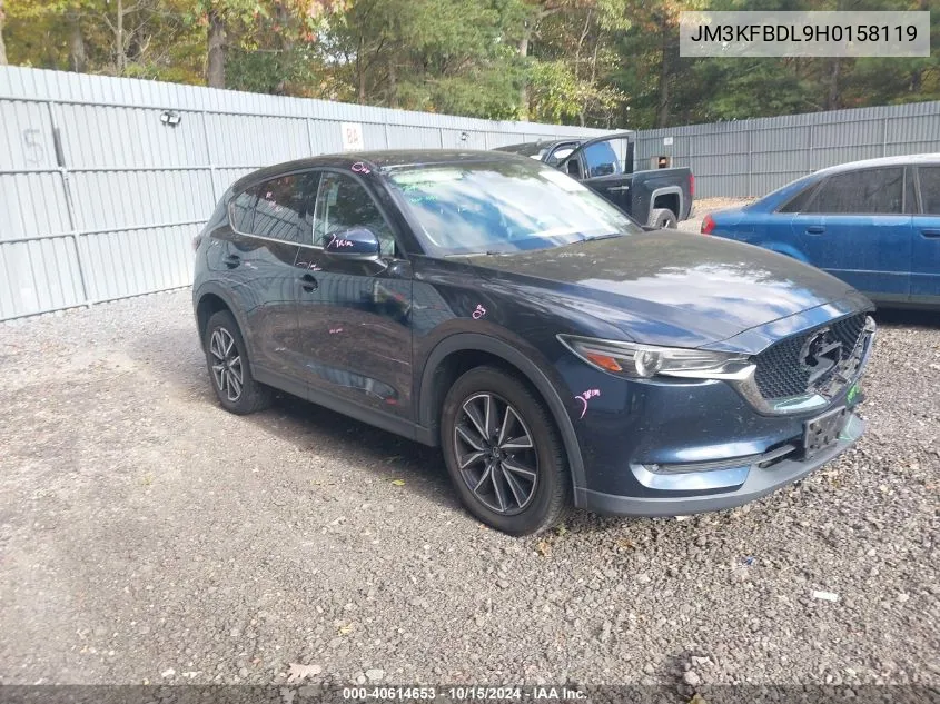 2017 Mazda Cx-5 Grand Touring VIN: JM3KFBDL9H0158119 Lot: 40614653