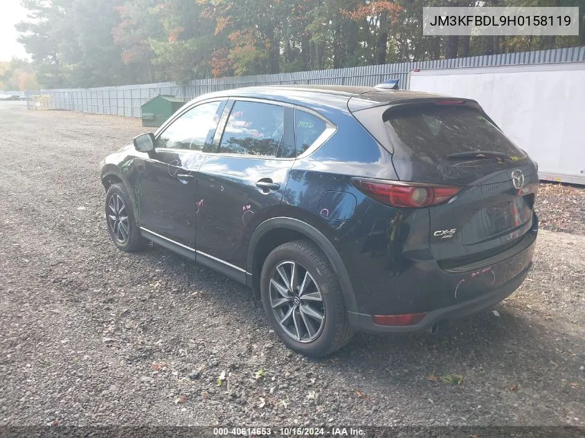 2017 Mazda Cx-5 Grand Touring VIN: JM3KFBDL9H0158119 Lot: 40614653