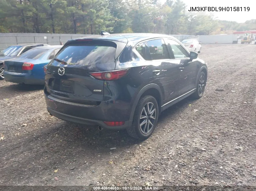 2017 Mazda Cx-5 Grand Touring VIN: JM3KFBDL9H0158119 Lot: 40614653