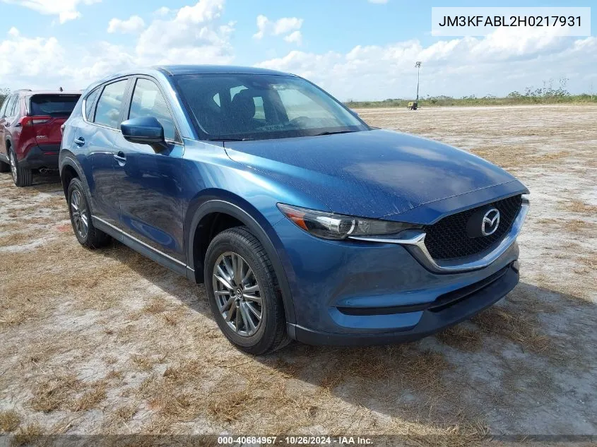 2017 Mazda Cx-5 Sport VIN: JM3KFABL2H0217931 Lot: 40684967