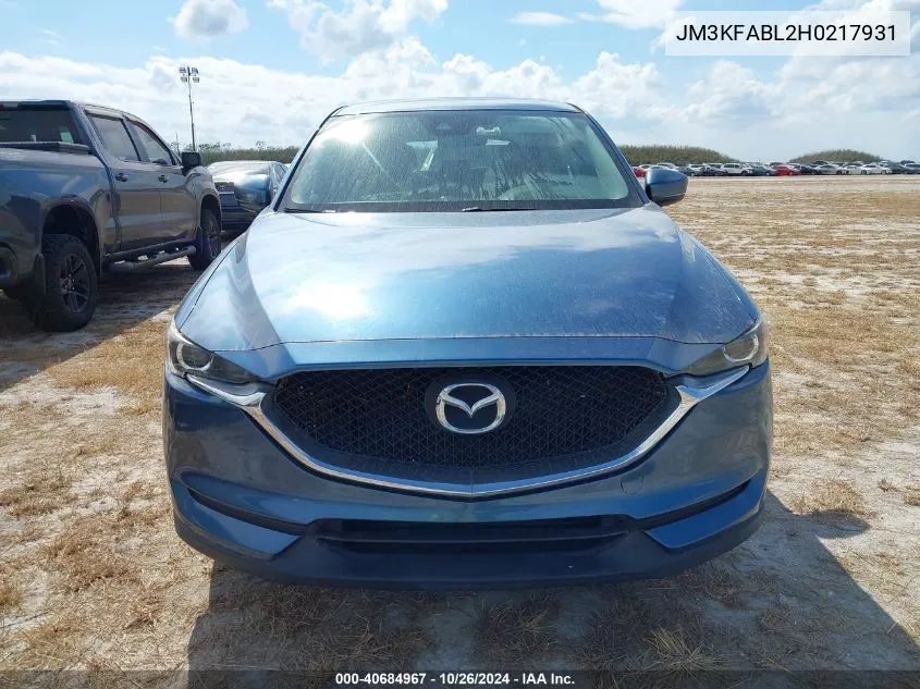 2017 Mazda Cx-5 Sport VIN: JM3KFABL2H0217931 Lot: 40684967