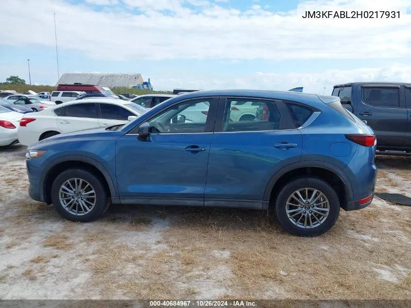 2017 Mazda Cx-5 Sport VIN: JM3KFABL2H0217931 Lot: 40684967