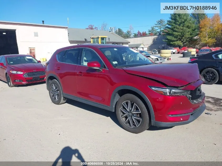 2017 Mazda Cx-5 Grand Touring VIN: JM3KFBDL7H0188946 Lot: 40686508