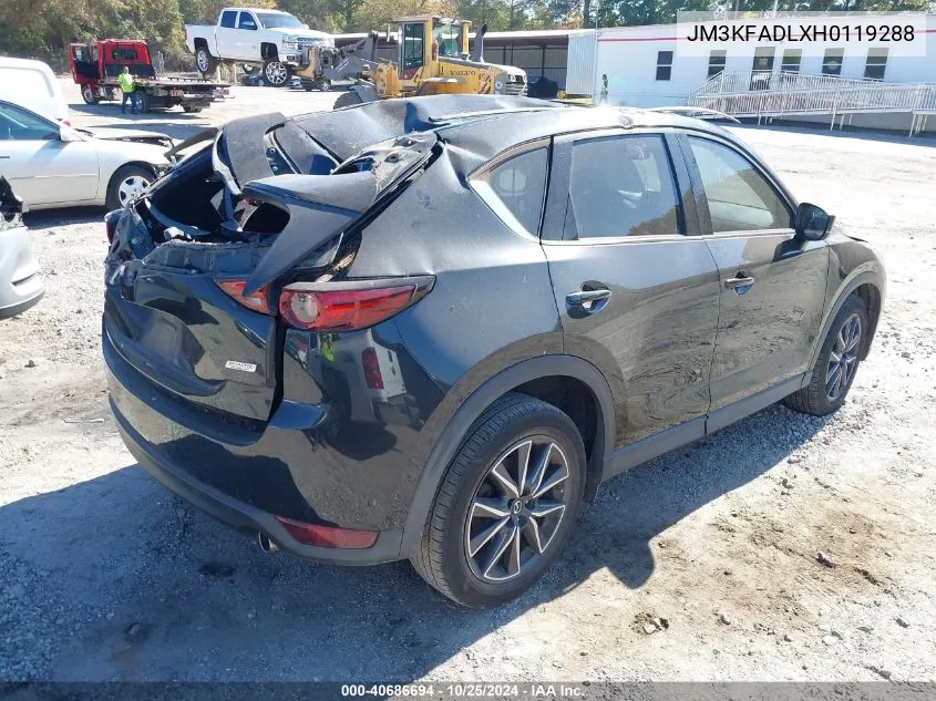 2017 Mazda Cx-5 Grand Touring VIN: JM3KFADLXH0119288 Lot: 40686694