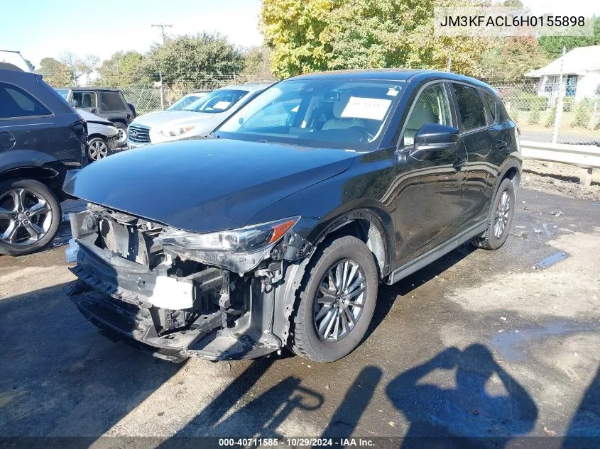 2017 Mazda Cx-5 Touring VIN: JM3KFACL6H0155898 Lot: 40711585