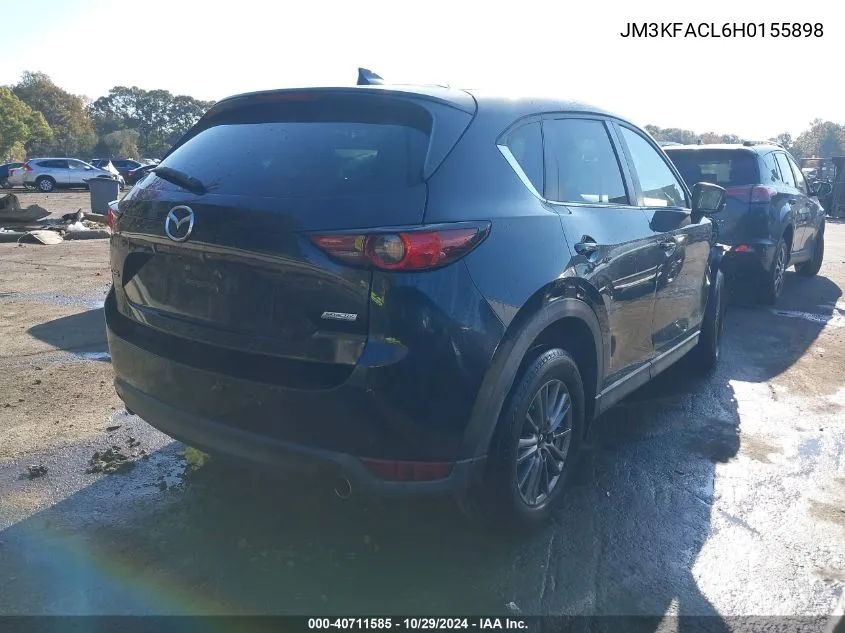 2017 Mazda Cx-5 Touring VIN: JM3KFACL6H0155898 Lot: 40711585