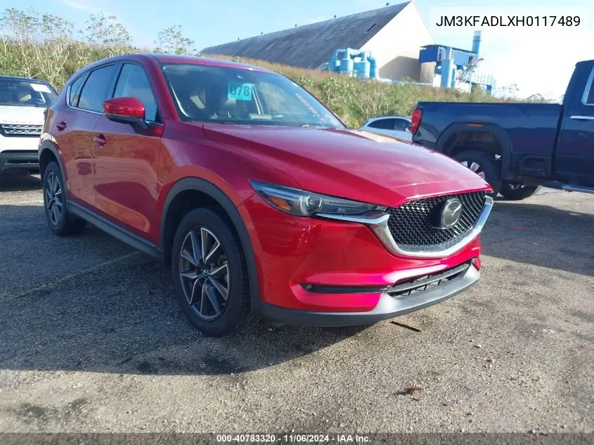 2017 Mazda Cx-5 Grand Touring VIN: JM3KFADLXH0117489 Lot: 40783320