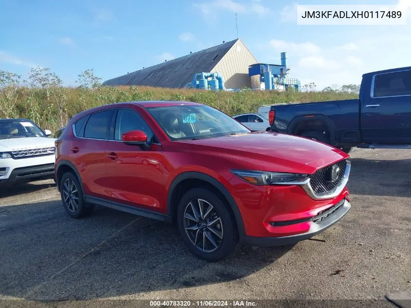 2017 Mazda Cx-5 Grand Touring VIN: JM3KFADLXH0117489 Lot: 40783320