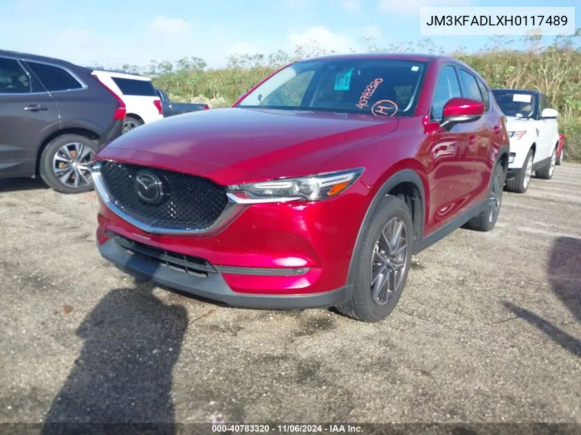 2017 Mazda Cx-5 Grand Touring VIN: JM3KFADLXH0117489 Lot: 40783320