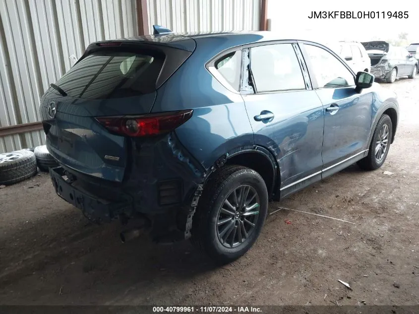 2017 Mazda Cx-5 Sport VIN: JM3KFBBL0H0119485 Lot: 40799961