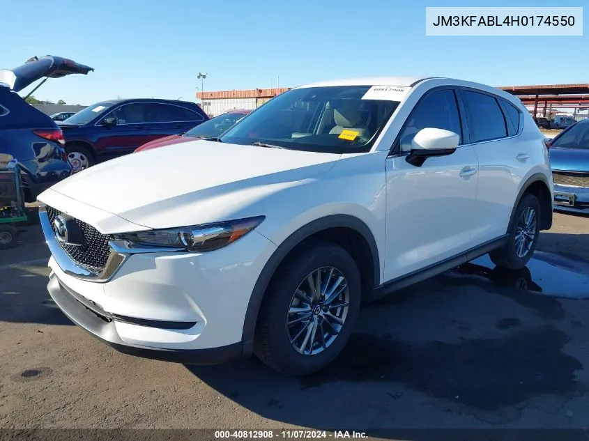 2017 Mazda Cx-5 Sport VIN: JM3KFABL4H0174550 Lot: 40812908