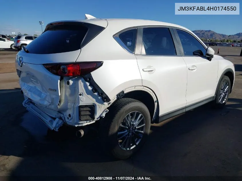 2017 Mazda Cx-5 Sport VIN: JM3KFABL4H0174550 Lot: 40812908