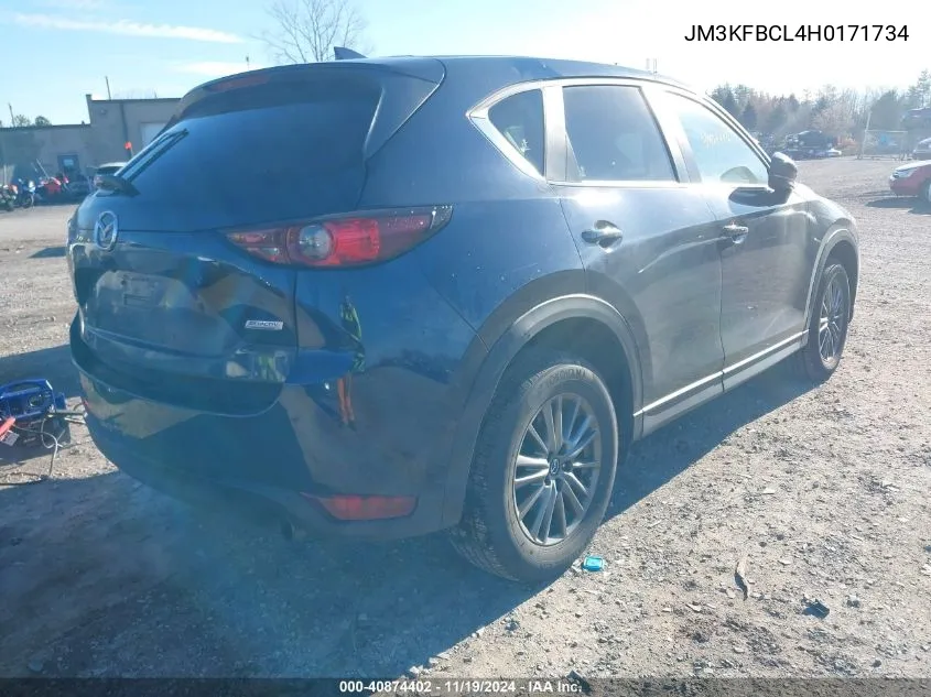 2017 Mazda Cx-5 Touring VIN: JM3KFBCL4H0171734 Lot: 40874402