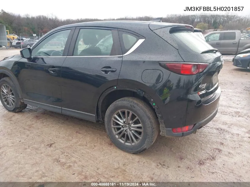 2017 Mazda Cx-5 Sport VIN: JM3KFBBL5H0201857 Lot: 40885161