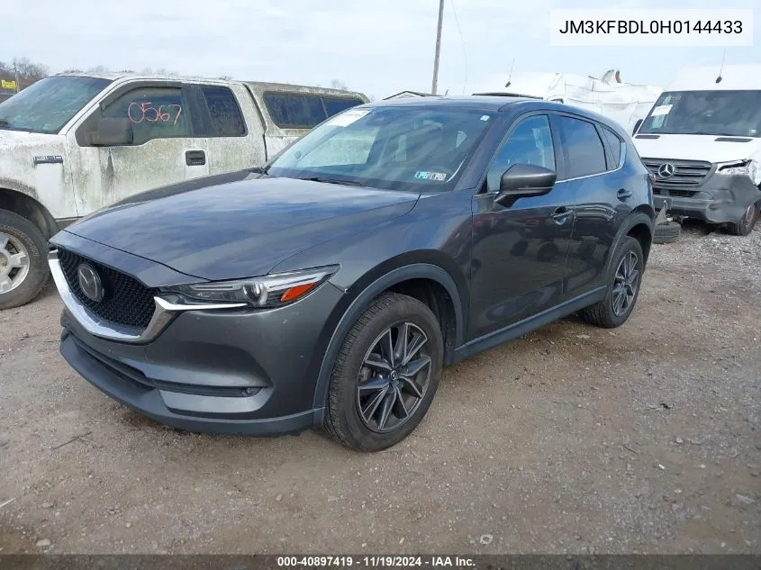 2017 Mazda Cx-5 Grand Touring VIN: JM3KFBDL0H0144433 Lot: 40897419