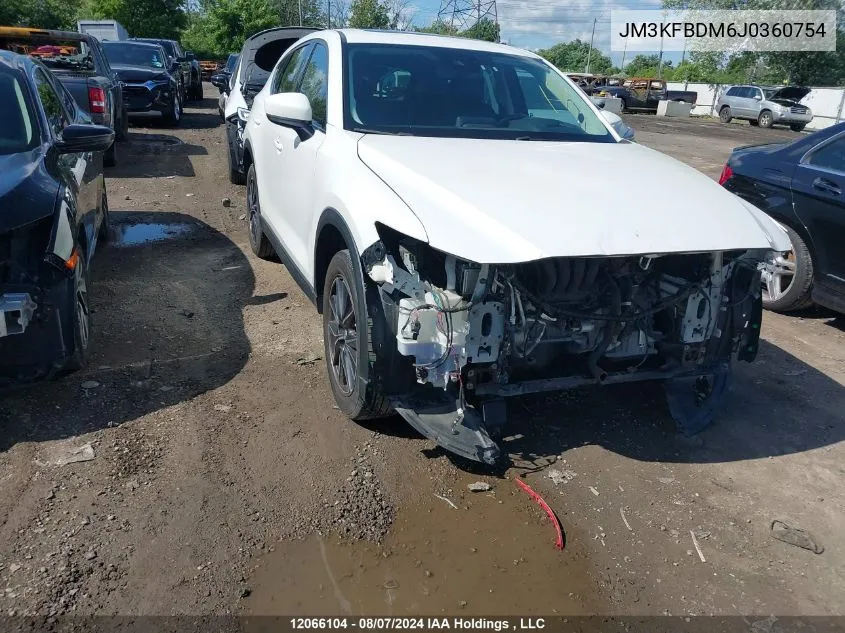 2018 Mazda Cx-5 VIN: JM3KFBDM6J0360754 Lot: 12066104