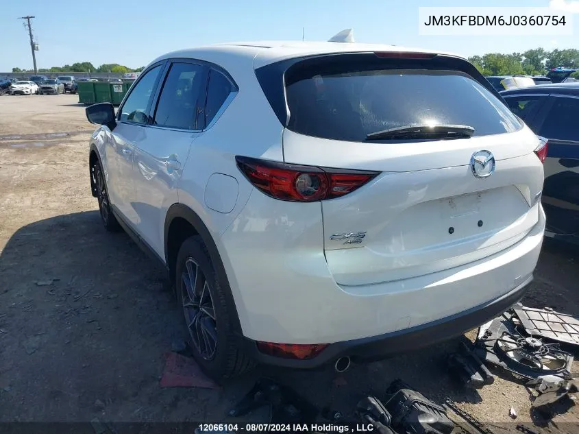 2018 Mazda Cx-5 VIN: JM3KFBDM6J0360754 Lot: 12066104