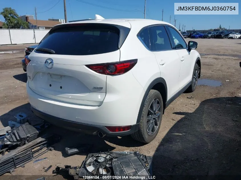 2018 Mazda Cx-5 VIN: JM3KFBDM6J0360754 Lot: 12066104